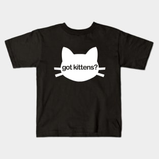 got kittens? cat face Kids T-Shirt